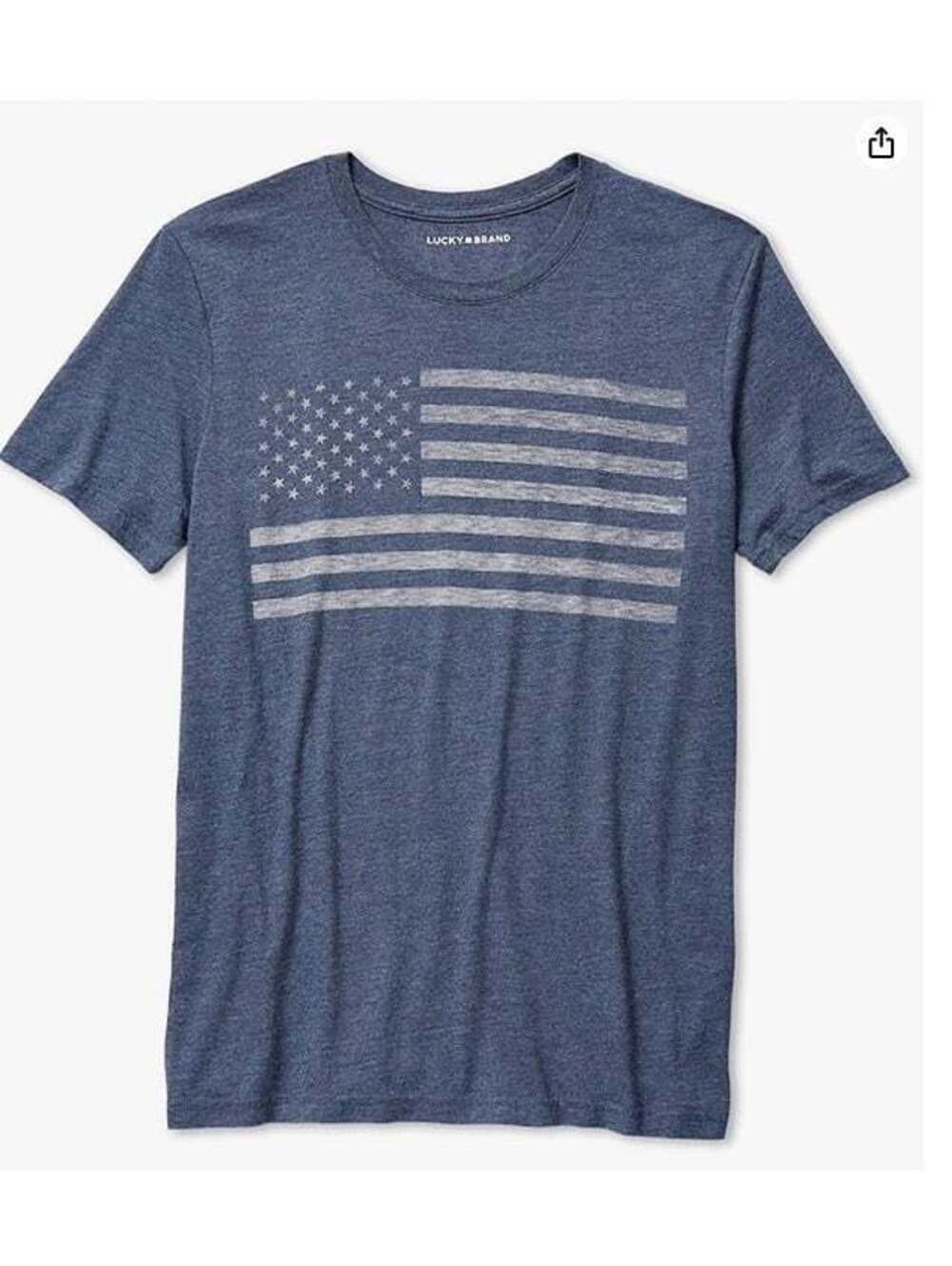 Mens Lucky Brand USA Tee